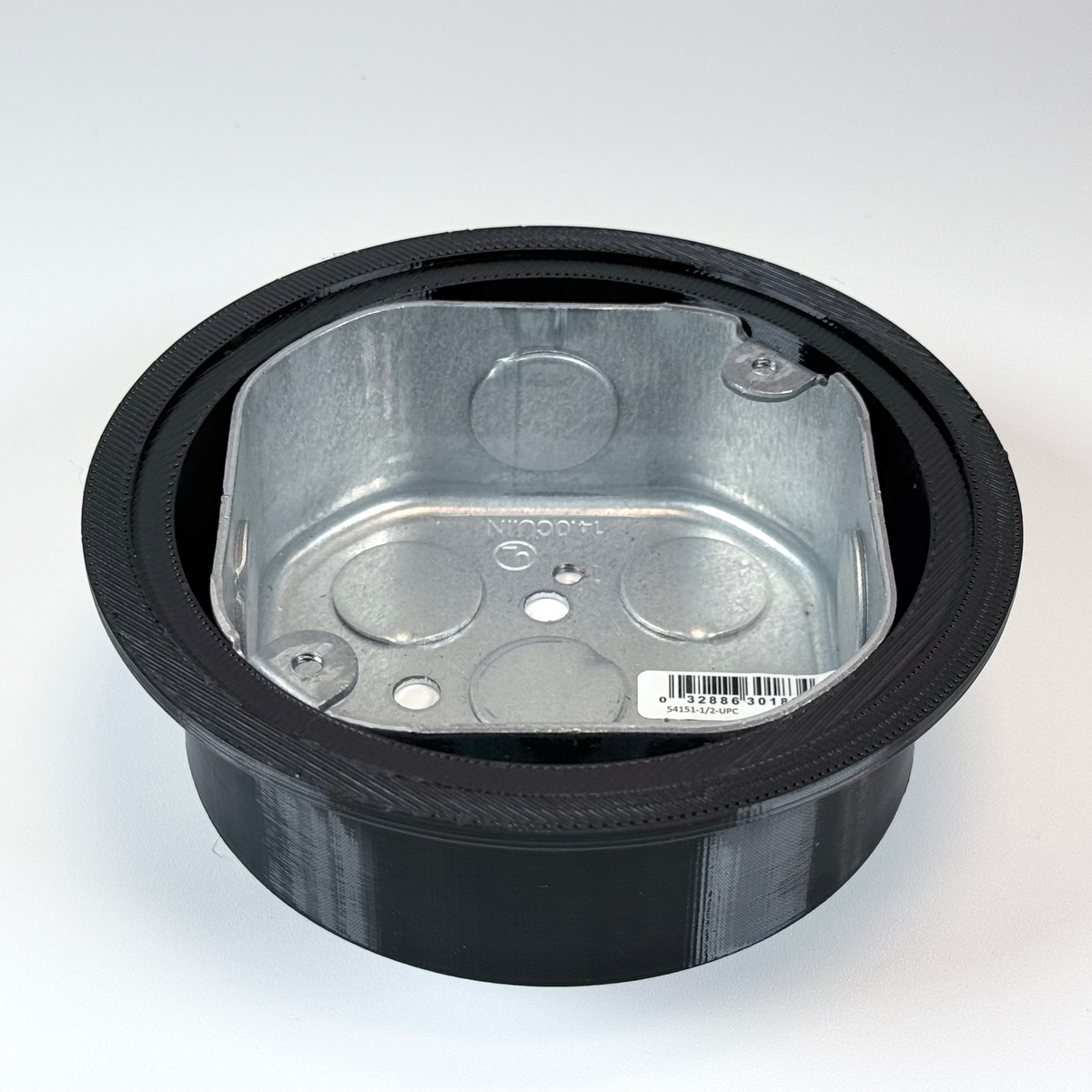 Black Octagonal Junction Box Cover