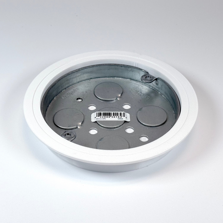 White Pancake Junction Box Cover