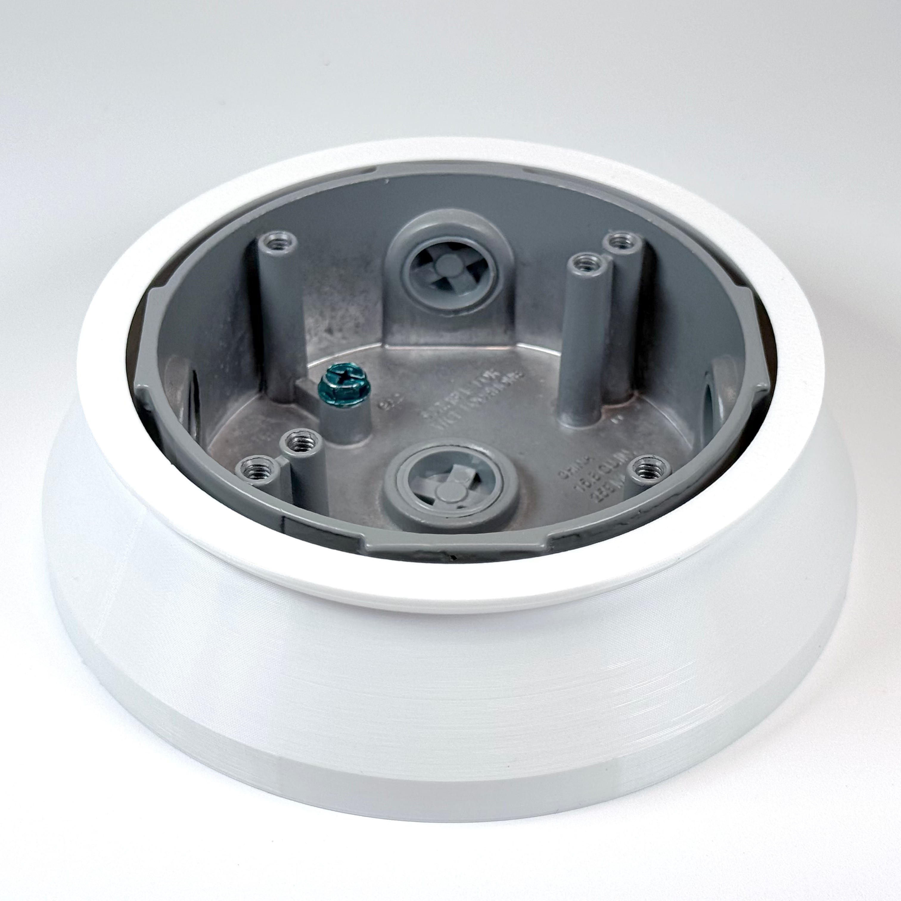 White Round Junction Box Cover
