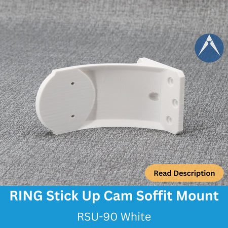 RING Stick Up Cam Soffit Mount White