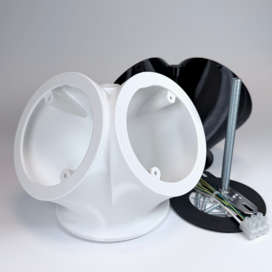 Dual 60 Floodlight Mount with Mounting Hardware