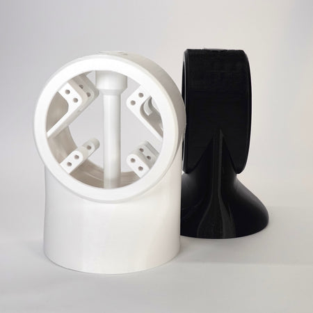 Slim 90° Dual Soffit Mounts for floodlight cameras.