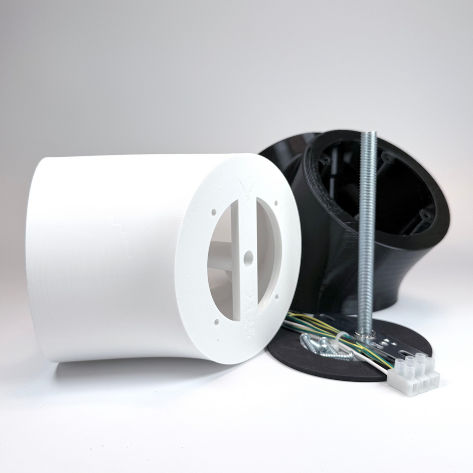 Dual 45-degree Floodlight Camera Wall Mount
