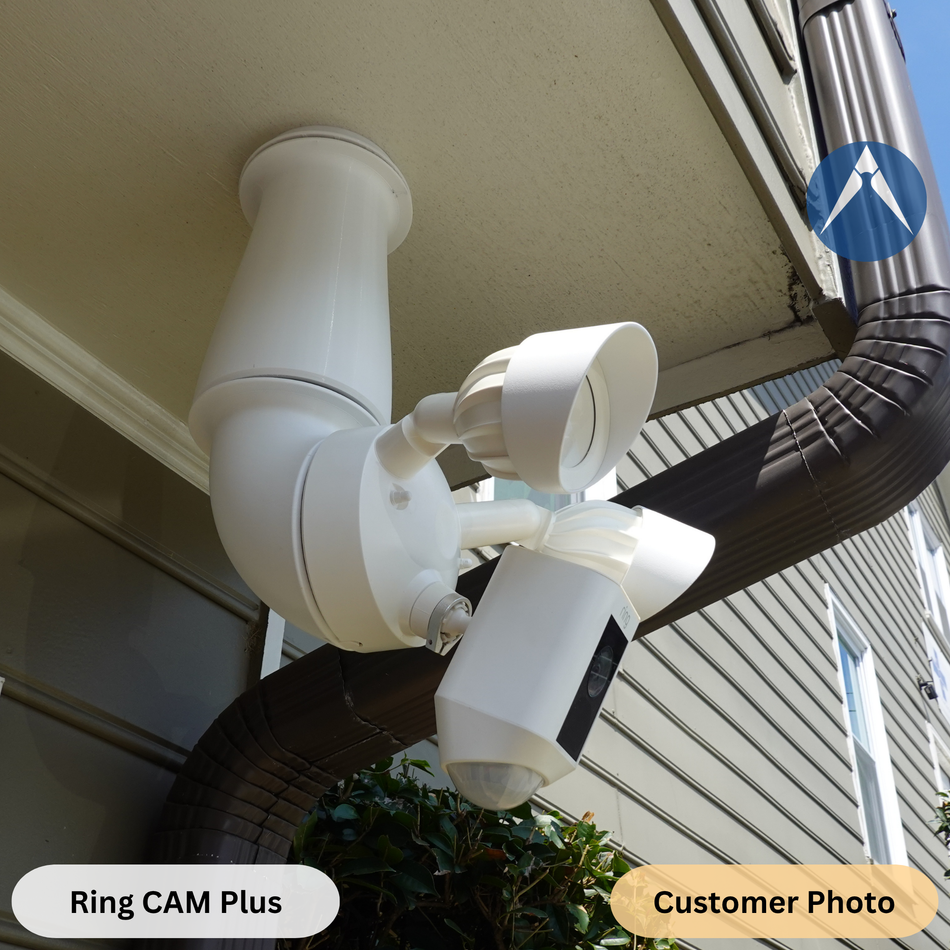 Soffit Drop Extension for Floodlight Cameras