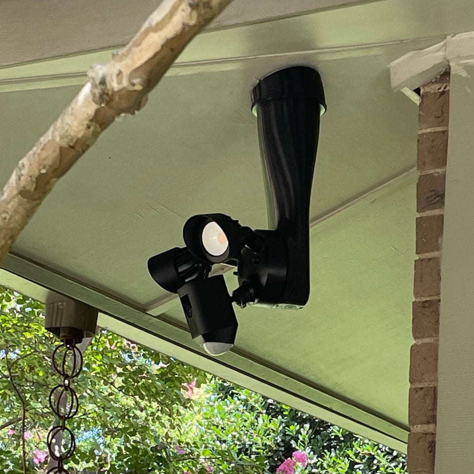 The 14" drop allows a better view of the backyard.