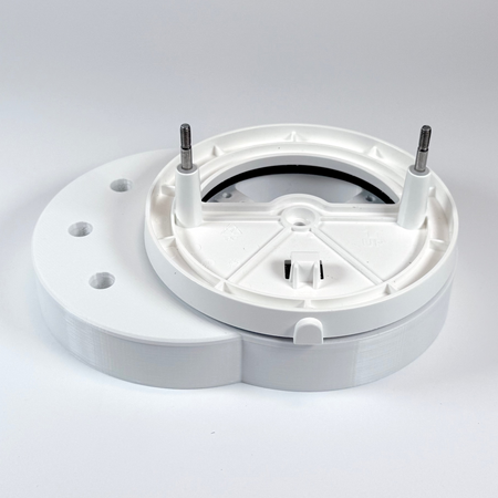 Junction Box Offset Adapter with Ring Baseplate