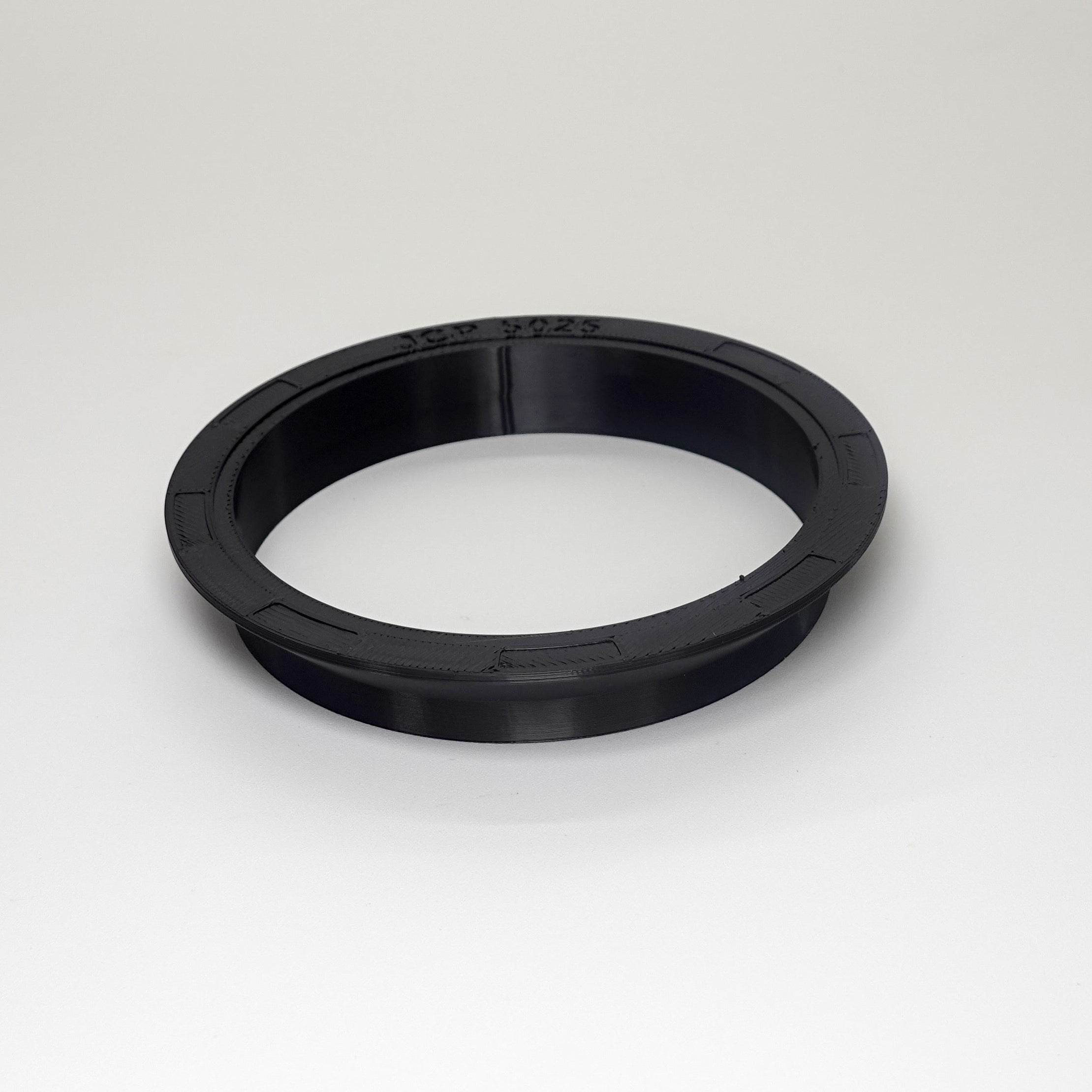 Black pancake weatherproof junction box cover.