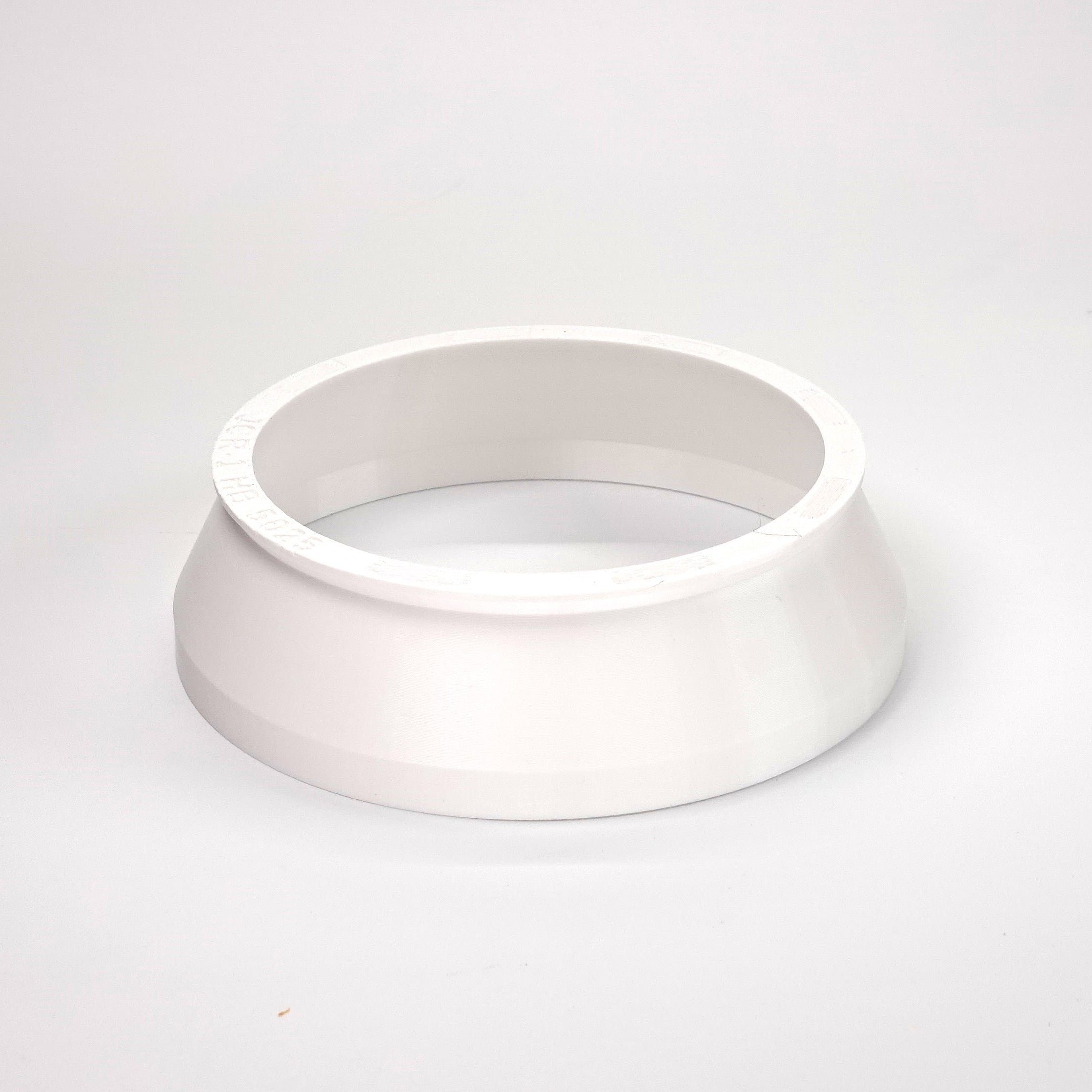 White round weatherproof junction box cover. 