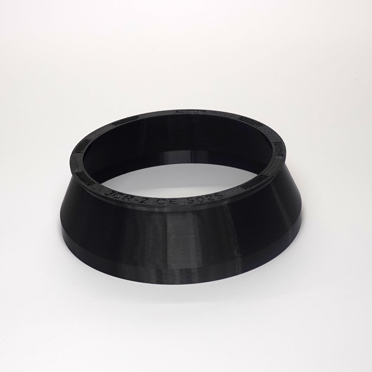 Black round 2 weatherproof junction box cover.