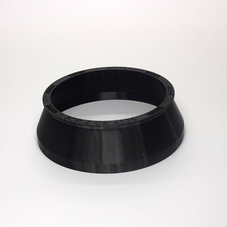 Black round 2 weatherproof junction box cover.