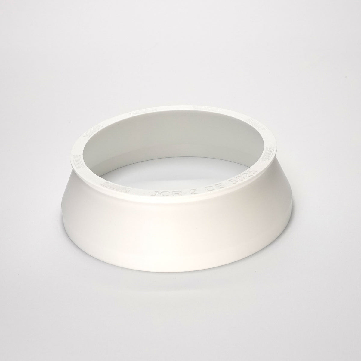 White round 2 weatherproof junction box cover.