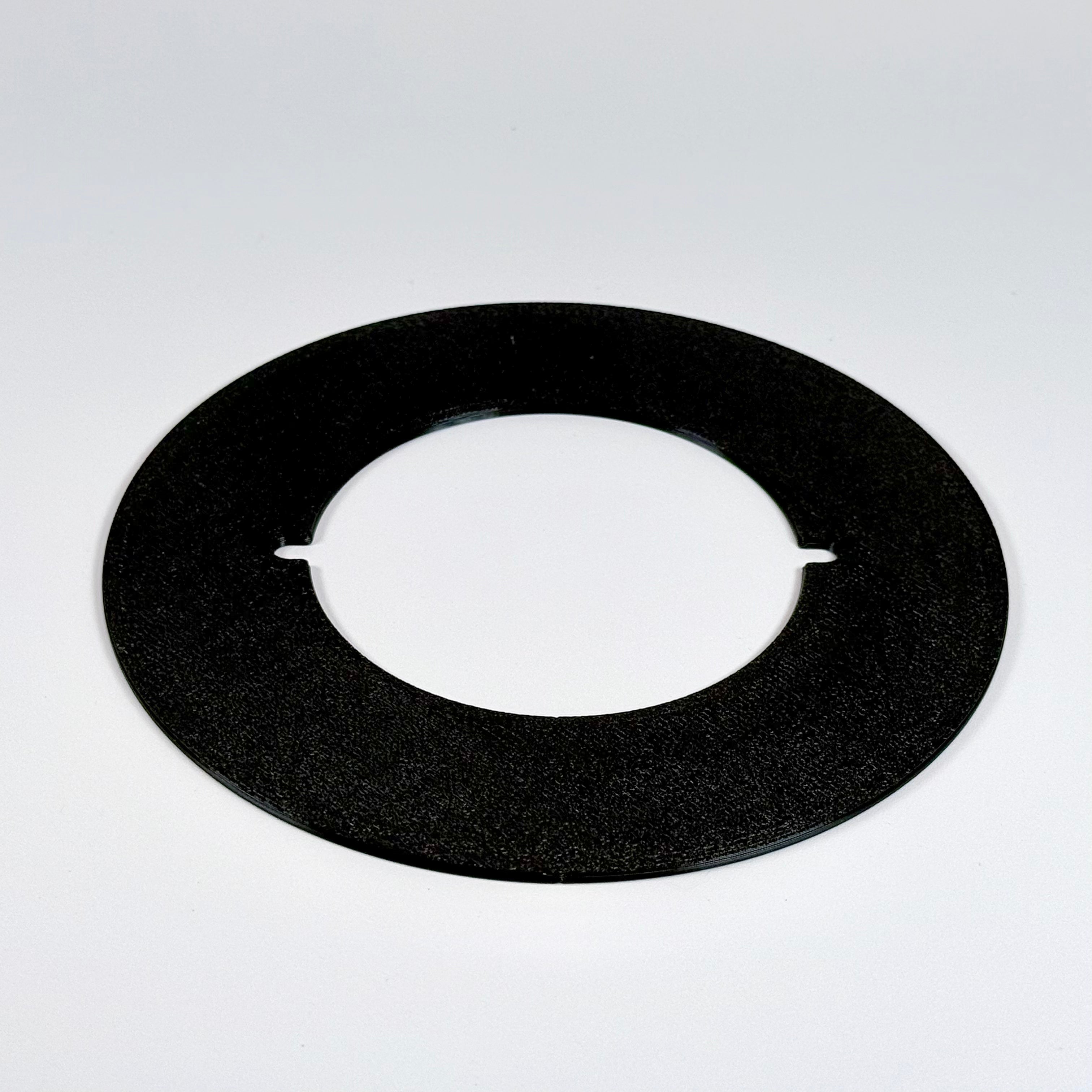 6" Black Junction Box Trim Ring