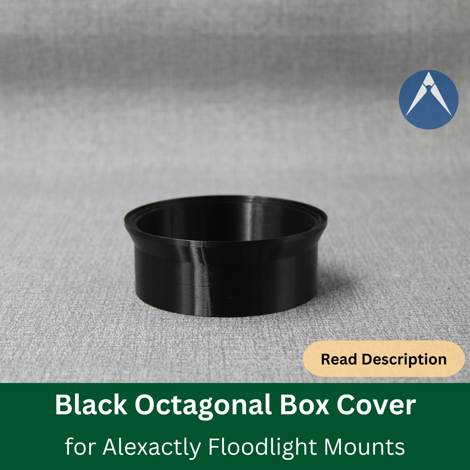 Black Octagonal Box Cover