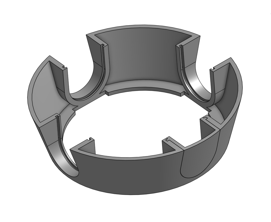 Customizable Cover for Round Weatherproof Junction Box