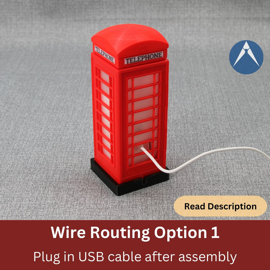 Hide Cameras with London Red Phone Booth, British K6 Telephone Box
