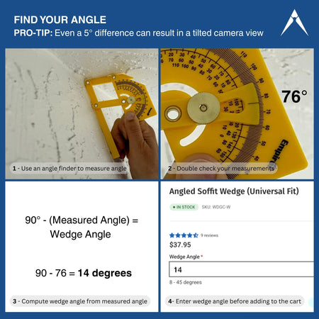 Measuring Soffit Wedge Angle