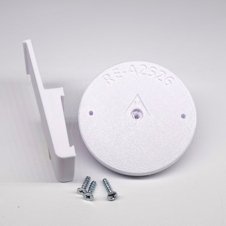 Plank siding clip mount for Reolink security camera.