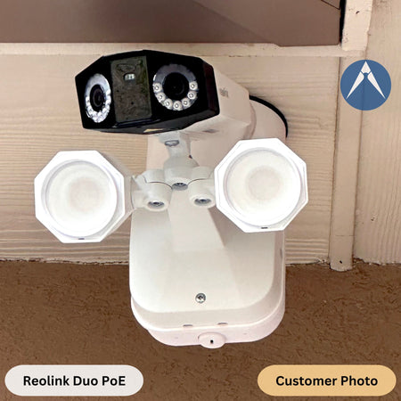 Reolink Duo Floodlight soffit mount.