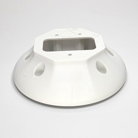 3D-printed junction box adapter.