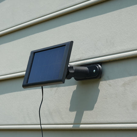 No-drill vinyl siding clip mount for Ring Solar Panel.