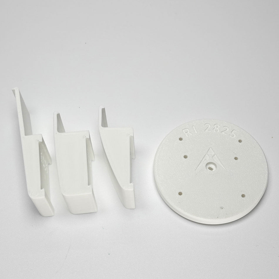 Ring Cam Siding Clips, featuring three different mounting clip profiles for Dutch Lap, Traditional, and Plank.