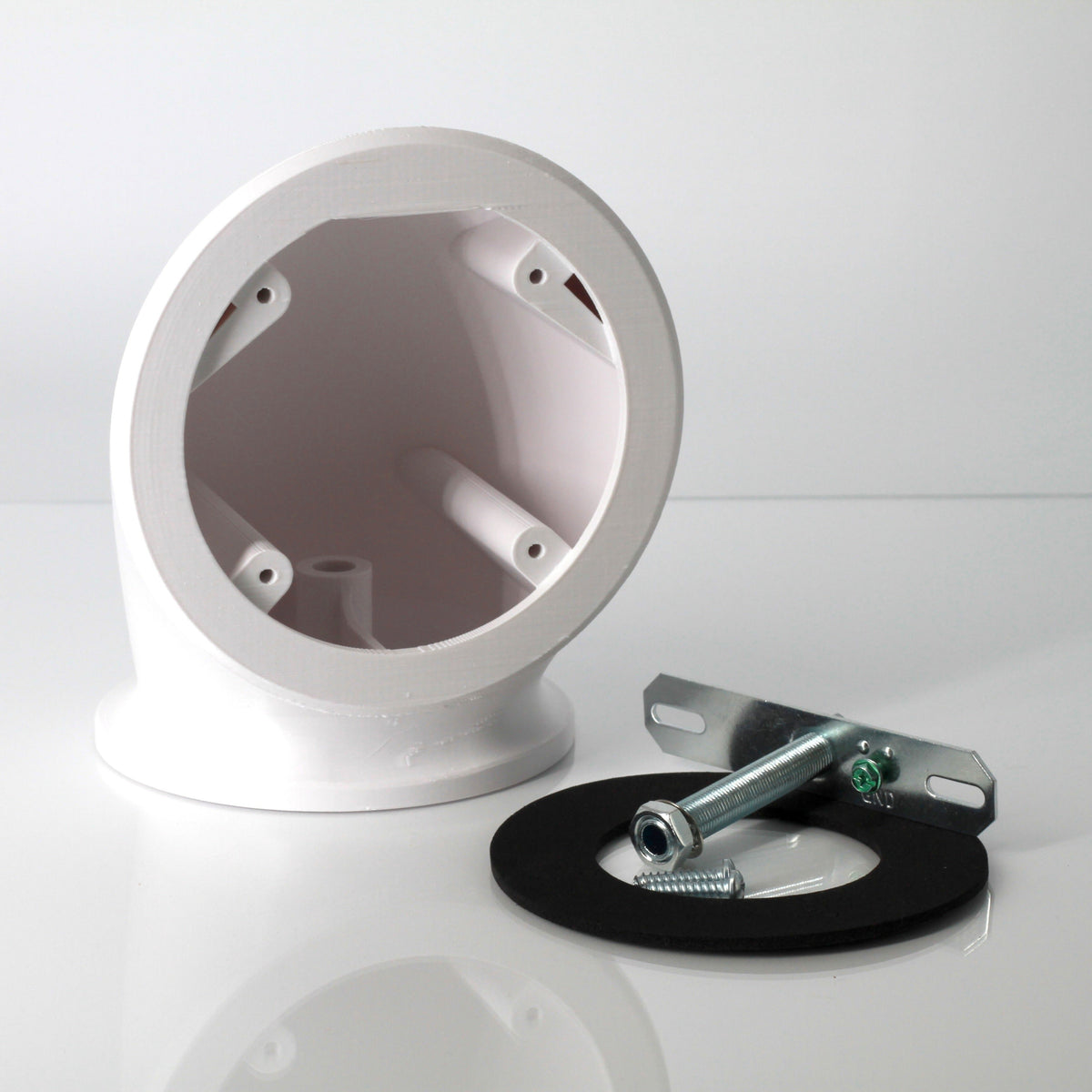 90-deg Floodlight Soffit Mount for Ring, Blink, Feit, Wyze, etc
