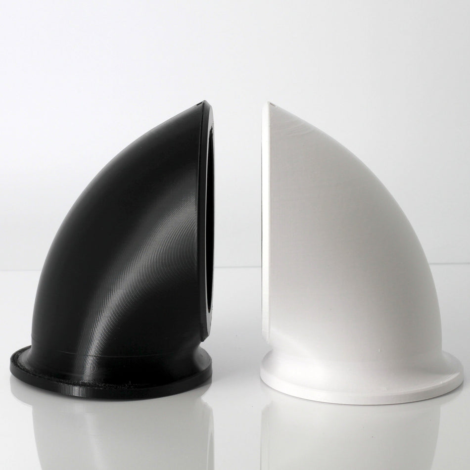 Single 90 Floodlight Soffit Mount Side View