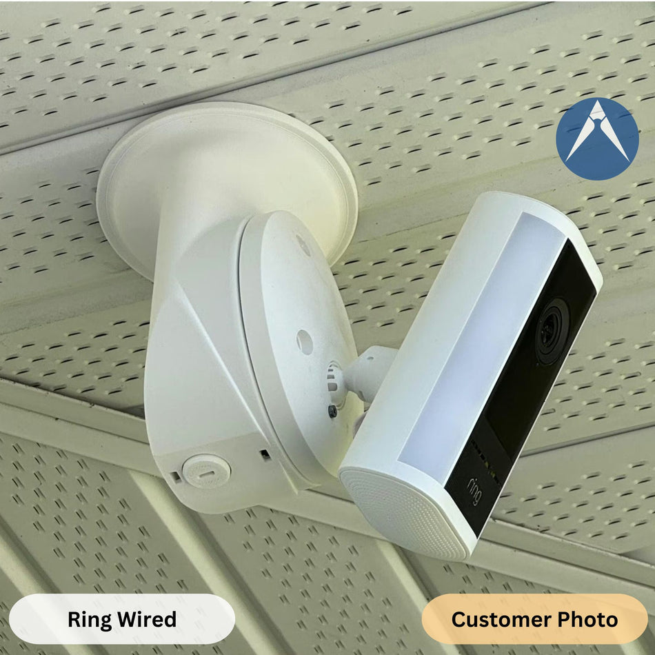 Slim 90° Single Soffit Mount for Floodlight Cameras