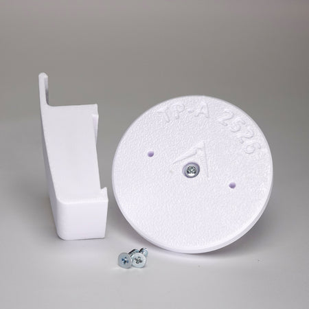 Traditional vinyl siding clip for a TP-Link Tapo Mag Cam security camera.
