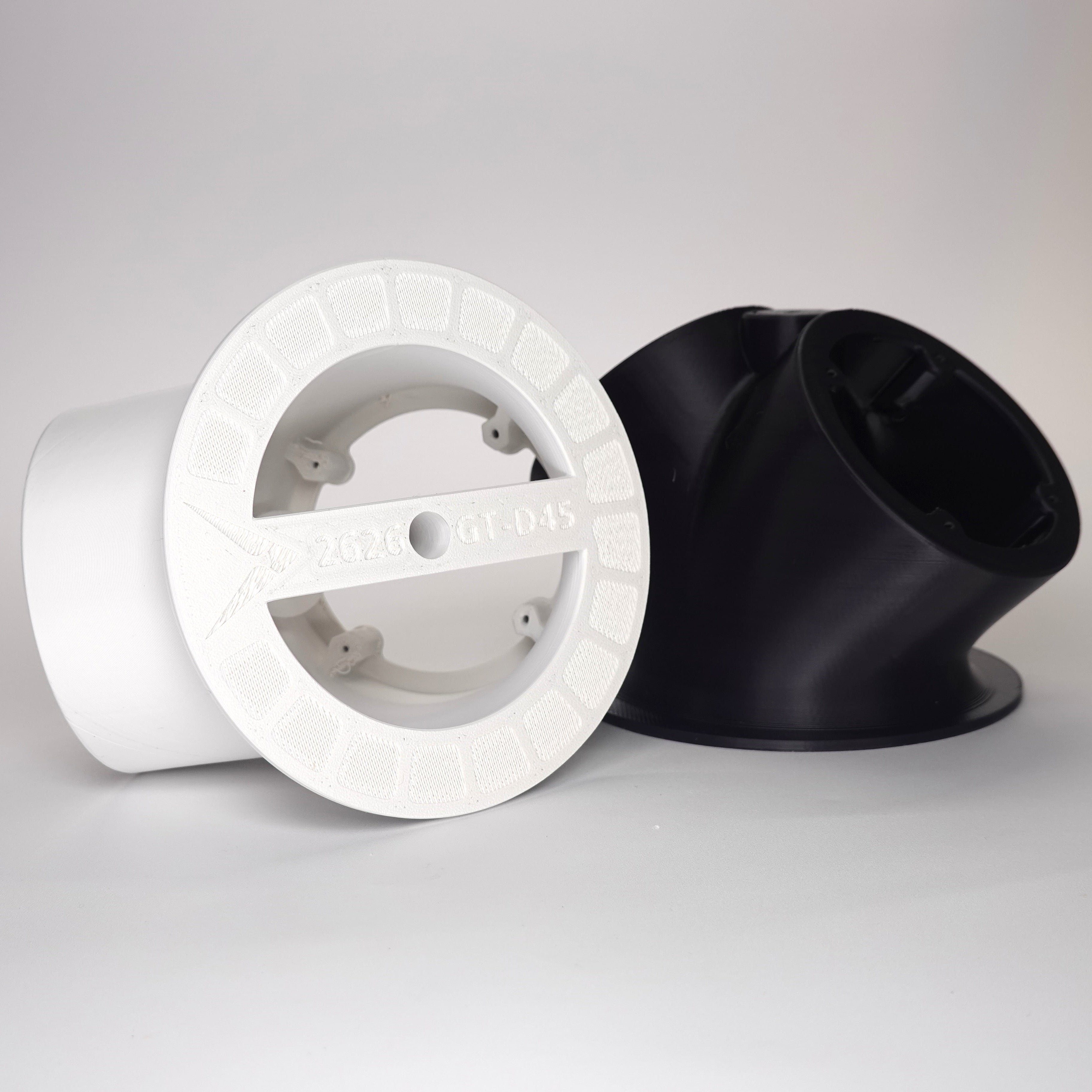 45-degree dual camera mounts for UniFi G Turret security cameras.