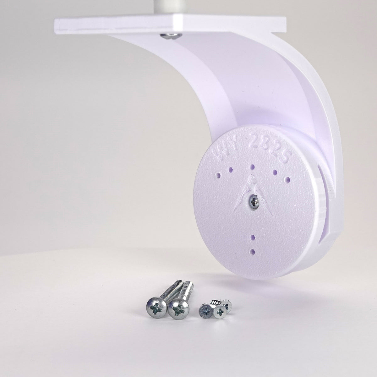 3D-printed soffit and ceiling mount bracket for Wyze cameras.
