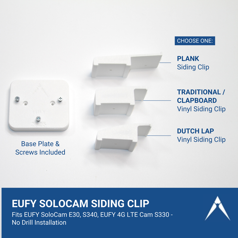 eufy SoloCam Siding Clip - Dutch Lap, Traditional, or Plank Siding