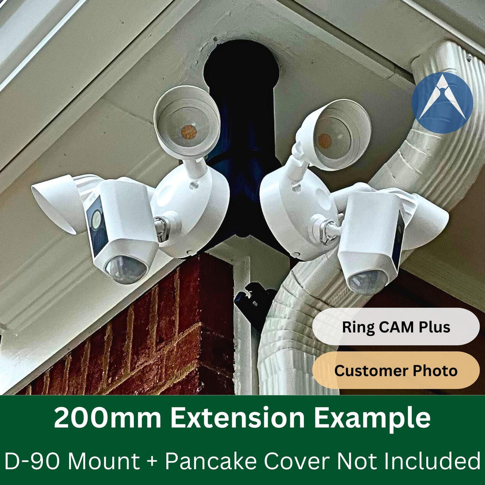 UNIVERSAL Soffit Extension for Floodlight Cameras - Junction Box Extender