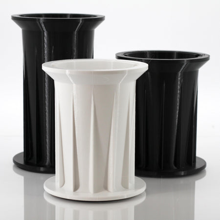 Eliminate floodlight security camera blind spots caused by downspouts.