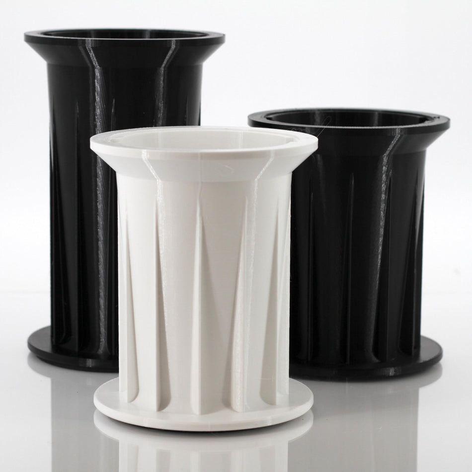 Eliminate floodlight security camera blind spots caused by downspouts.