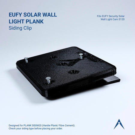 EUFY Solar Wall Light Camera Siding Clip – Dutch Lap Vinyl, Traditional Vinyl or Plank Siding Mount – No Drill, No Holes Mount