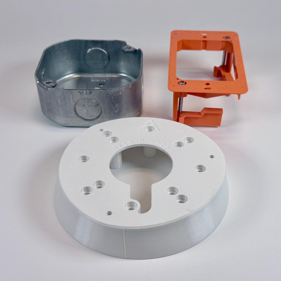 Reolink Junction Box Adapter (Pattern B) fits 4&quot; Junction Box and Low Voltage