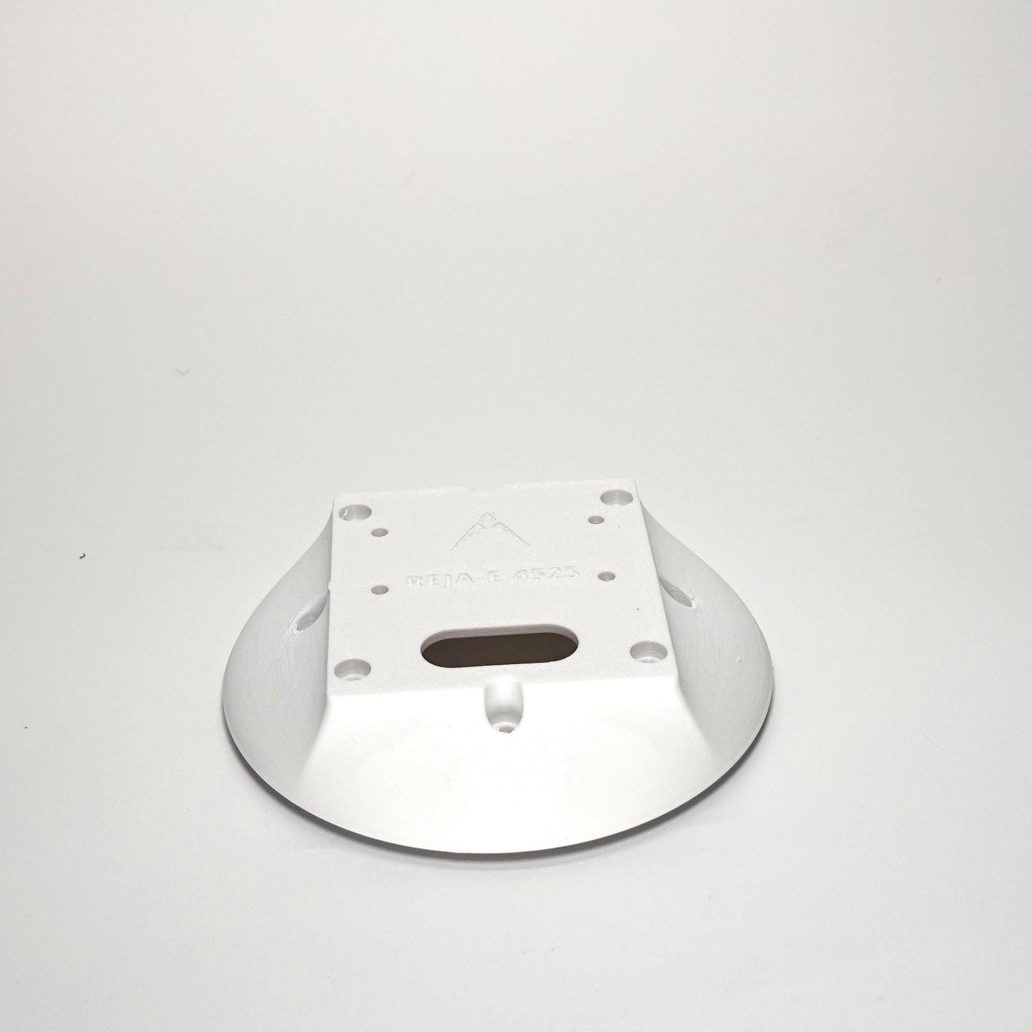 White 3D-printed Junction Box Adapter (E) for Reolink.